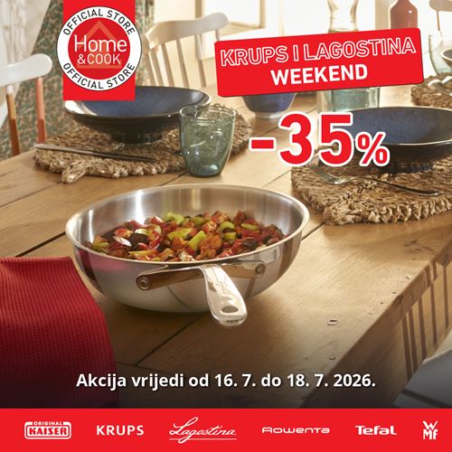 KRUPS I LAGOSTINA WEEKEND u Home&Cook